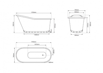 Cast Iron Baths - The Boner Skirted